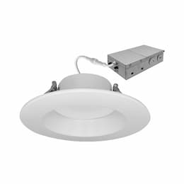 4-in 6-12W RDL-Line Retrofit Downlight, 120V, Selectable CCT, White