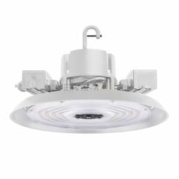 60/100/150W LED UFO High Bay w/ Whip, 120V-277V, Selectable CCT, White