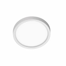 EnVision 7-in 15W Slimline Round Surface Mount, 120V-277V, CCT Select, White