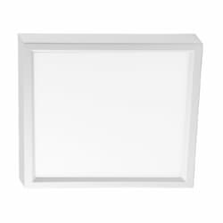 12-in 22W LED Slimline Disk Light, Square, 120V, 5-CCT Select