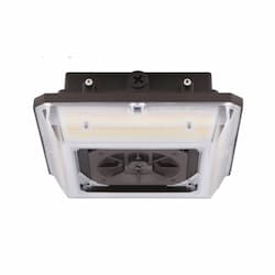 30-60W ARCY-Line Square Canopy Fixtures, 120-277V, Selectable CCT, BZ