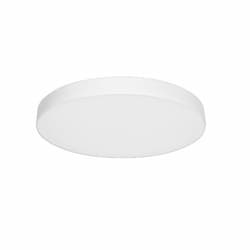 11-in 20W LED Trimless Surface Mount, Round, 120V, 3000K, White