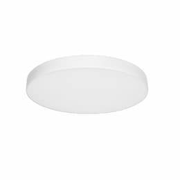 11-in 20W LED Trimless Surface Mount, Round, 120V, 3000K, White