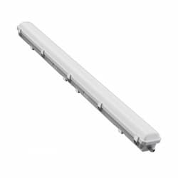 60-80W Linear Vapor Tight Fixture, 120-277V, Selectable CCT, Grey