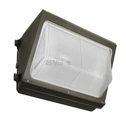 120W LED Wall Pack, Open Face, 14400 lm, 120V-277V, 4000K, Bronze