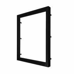 5-in Snap On Trim for SLDSKSQ Slimline Disks, Square, Black