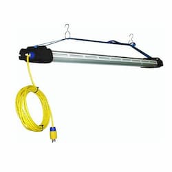 25-ft 130W Wide Area Task Light w/ Battery, NEMA 5-15 Plug & Connector