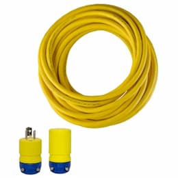 25-ft Industrial Perma-Link, SOW, cULus, L7-15P & L7-15C, 16/3 AWG