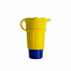 L16-20 NEMA Connector, Watertight, 3P/4W, 3 Ph, 480V, Medium, Yellow