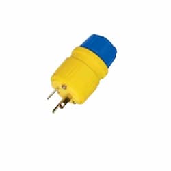 MED Perma-Tite Plug, Non-NEMA, WT, Extreme Grade, 125/250V, 30A