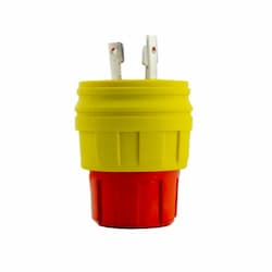 MD Perma-Kleen Plug, NEMA L14-30, Watertight, Antimicrobial, 125/250V