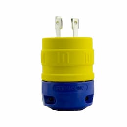 NEMA Plug, Perma-Link, 3P/4W, 3 Ph, 30A, 250V, Large, Yellow