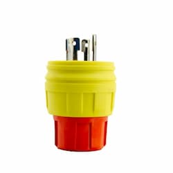 MD Perma-Kleen Plug, 28W75 NEMA L15-30, Watertight, Antimicrobial