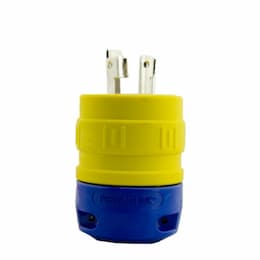 NEMA Plug, Perma-Link, 3P/4W, 3 Ph, 20A, 120/208V, Large, Yellow