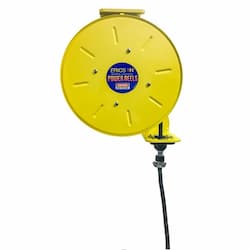 25-ft Retractable Reel, NEMA 20A Plug & Blunt Cable, 12/3 AWG