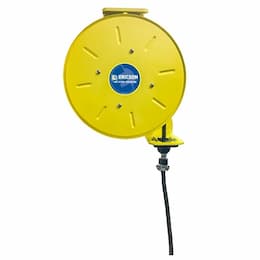 50-ft Retractable Reel, NEMA 20A Plug & Blunt End, 12/3 AWG, 600V