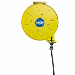 40-ft Retractable Reel, NEMA 15A Plug & Blunt End, 14/3 AWG