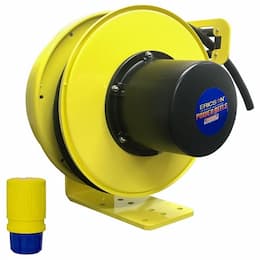 50-ft Retractable Reel, Blunt End & NEMA 20A Connector, 12/3 AWG