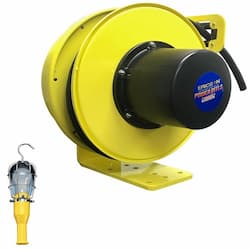 40-ft Retractable Reel, Blunt End & 944-RS Handlamp w/ 5-15R, 14/3 AWG