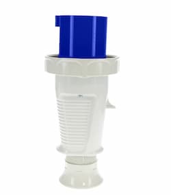 20A Pin & Sleeve Plug, 3PH, 4P/5W, 120/208V, Blue & Gray