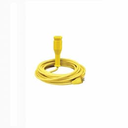 25-ft Handlamp Replacement Cord, 5-15P, SOW, 16/3, 15A, 120V w/ Switch