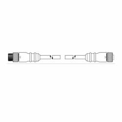 6-ft MiniSync, M Straight, F Straight, Double End, 2-poles, 16 AWG