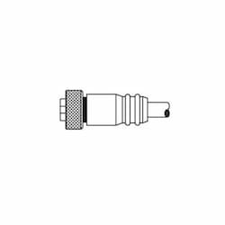 3-ft MiniSync, F Straight, Single End, 2-poles, 16 AWG