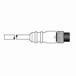 Ericson 6-ft MiniSync, M Straight, Single End, 2-poles, 16 AWG