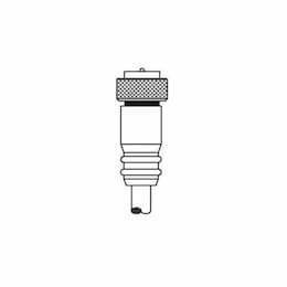 3-ft MiniSync, Single End, Male, Straight, 7-Pole, 7A, 600V