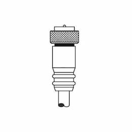 12-ft MiniSync, Single End, Male, Straight, 7-Pole, 7A, 600V