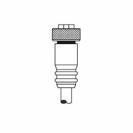 3-ft MiniSync, Single End, Female, Straight, 9-Pole, 7A, 600V