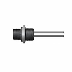 .5-in MicroSync Single Key, NPT, M Receptacle, 5-Pole, 22 AWG