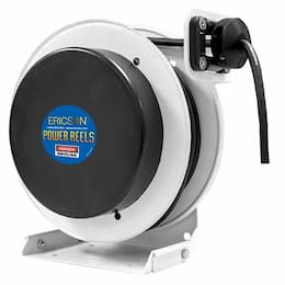 25-ft Flex Rig Reel, Outlet Box w/ NEMA 20A Plug & GFCI DPLX (2), 12/3