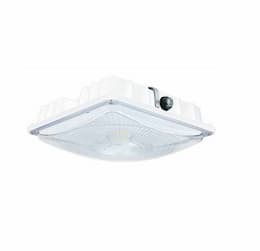 60W LED Canopy Light, 7861 lm, 120V-277V, 4000K, White