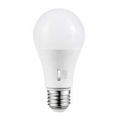 11W LED A19 Bulb, E26, 90 CRI, 1100 lm, 120V, Selectable CCT, Frosted