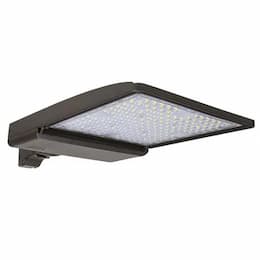 200W LED Area Light, T4, 4-in Fixed Direct Mount, 120V-277V, 3K, WHT