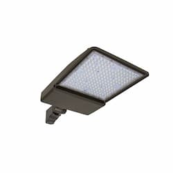 250W LED Area Light w/ Yoke Mount, 1-10V Dim, Type 4, 120V-277V, 3000K, Black