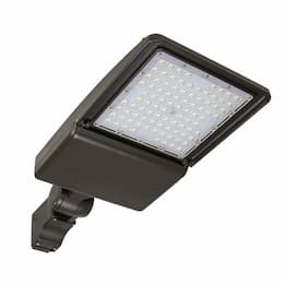 75W LED Area Light w/ Sensor, T3, FRDM5, 120V-277V, 3000K, Grey