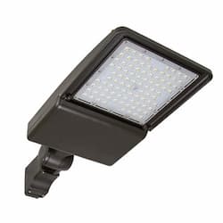 75W LED Area Light w/ Sensor, T4, FRDM4, 120V-277V, 4000K, White