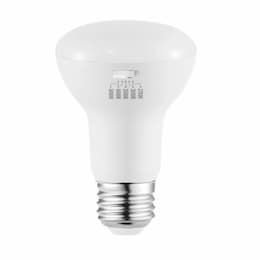 6W LED BR20 Bulb, E26, 90 CRI, 450 lm, 120V, Selectable CCT, Frosted