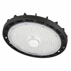 135W LED Economy Round High Bay w/ Cord Set, Dim, 120V-277V, 5000K, BK