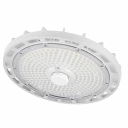 135W LED Economy Round High Bay w/ Cord Set, Dim, 120V-277V, 5000K, WH