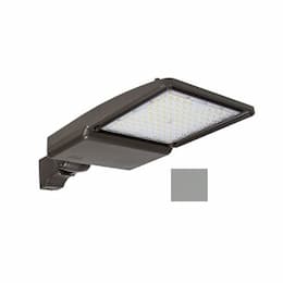 200W LED Shoebox Light w/ Direct Arm Mount, 0-10V Dim, 247-480V, 32712lm, 5000K, Grey