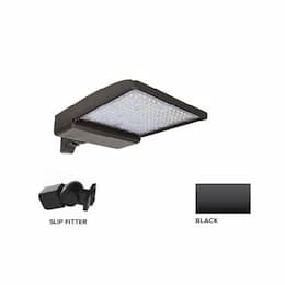 250W LED Shoebox Area Light w/ Slip Fitter Mount, 0-10V Dim, 42159 lm, 5000K, Black