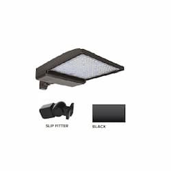 320W LED Shoebox Area Light w/ Slip Fitter Mount, 0-10V Dim, 48643 lm, 5000K, Black