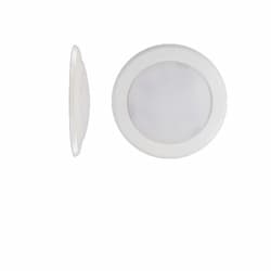 10W 4-in Round LED Disk Light, Dimmable, 650 lm, 3000K, White