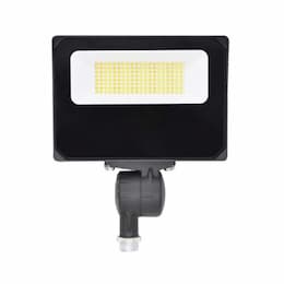 50W/70W/90W LED Flood Light, Knuckle & Yoke, 12420 lm, CCT Select, WHT