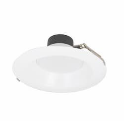 6-in 22W Round LED Recessed Downlight,  1950 lm, 120V-277V, CCT Selectable, White