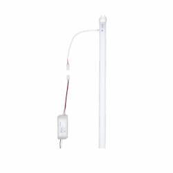 10W 2-ft LED T8 Tube, Plug and Play, Dimmable, 1180 lm, 3000K