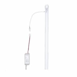 2-ft 13W LED Tube Light, Plug and Play, 1547 lm, 120V-277V, 3500K